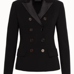 AKRIS Double-face Jacket With Satin Collar -Deals Vog Shift Store 2019039 6643 00 016773 009 e