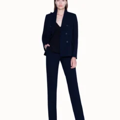 AKRIS Jacket In Cool Wool Polyester With Peak Lapel -Deals Vog Shift Store 20190620 068 e