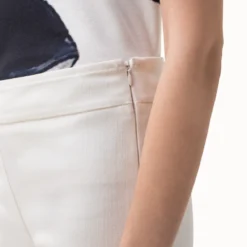 Cropped High Waisted Fringe Denim Pants -Deals Vog Shift Store 20191216070