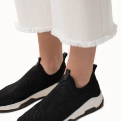 Cropped High Waisted Fringe Denim Pants -Deals Vog Shift Store 20191216071