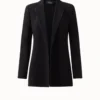 AKRIS Long Double Face Wool Jacket With Swarovski Trim 1 AKRIS Long Double Face Wool Jacket With Swarovski Trim -Deals Vog Shift Store 20200401 20233 863100016773009