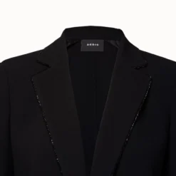 AKRIS Long Double Face Wool Jacket With Swarovski Trim -Deals Vog Shift Store 3 863100016773009 20200722 scaled