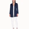 AKRIS Long Jacket Cardigan Style In Cotton Voile 1 AKRIS Long Jacket Cardigan Style In Cotton Voile -Deals Vog Shift Store 455319