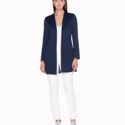 AKRIS Long Jacket Cardigan Style In Cotton Voile -Deals Vog Shift Store 455319 7e1d7d6a 77ca 465e 924c d8334ee546a8