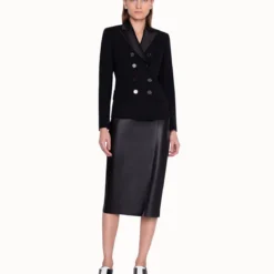 AKRIS Double-face Jacket With Satin Collar -Deals Vog Shift Store 481685