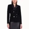 AKRIS Double-face Jacket With Satin Collar -Deals Vog Shift Store 481688