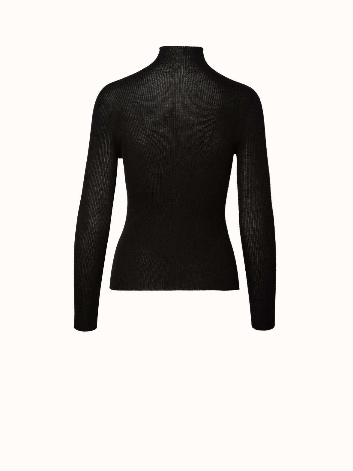 AKRIS Ribbed Cashmere Silk Mock Neck Pullover 4 AKRIS Ribbed Cashmere Silk Mock Neck Pullover - Image 2