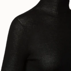 AKRIS Ribbed Cashmere Silk Mock Neck Pullover 11 AKRIS Ribbed Cashmere Silk Mock Neck Pullover -Deals Vog Shift Store 500837