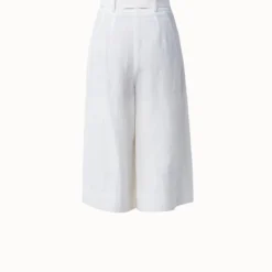 High-Waisted Wide Leg Linen Pants -Deals Vog Shift Store 549763