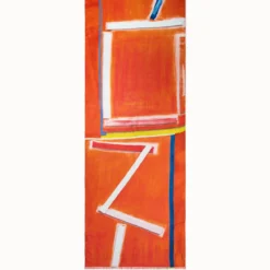 AKRIS Cashmere Silk Zion Print Scarf -Deals Vog Shift Store 549891