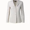 AKRIS Wool Cotton Piqué Jacket -Deals Vog Shift Store 550404