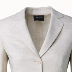 AKRIS Wool Cotton Piqué Jacket 9 AKRIS Wool Cotton Piqué Jacket -Deals Vog Shift Store 550462 scaled