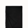 AKRIS Cashmere Silk Scarf With Fringe -Deals Vog Shift Store 550559