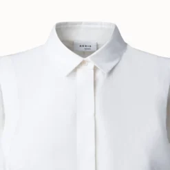 Sleeveless Cotton Poplin Blouse -Deals Vog Shift Store 550701 scaled