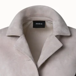 AKRIS Lamb Suede Leather Jacket 11 AKRIS Lamb Suede Leather Jacket -Deals Vog Shift Store 554433 scaled