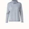 AKRIS Cashmere Silk Knit With Detachable Turtleneck -Deals Vog Shift Store 554949
