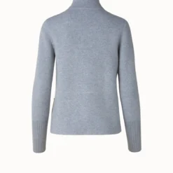 AKRIS Cashmere Pique Zip Cardigan -Deals Vog Shift Store 555018