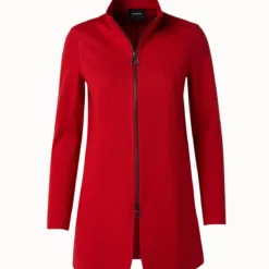 AKRIS Long Cashmere Jersey Jacket -Deals Vog Shift Store 555057