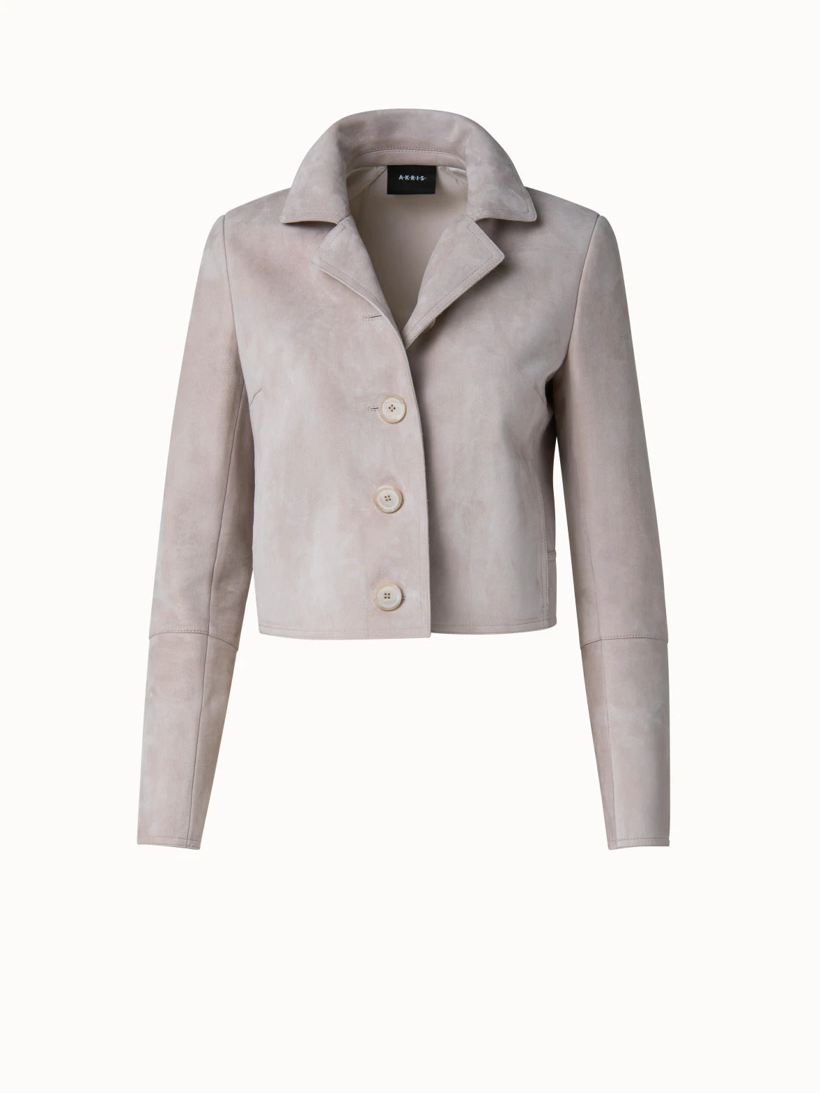 AKRIS Lamb Suede Leather Jacket 3 AKRIS Lamb Suede Leather Jacket