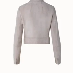 AKRIS Lamb Suede Leather Jacket 10 AKRIS Lamb Suede Leather Jacket -Deals Vog Shift Store 555082