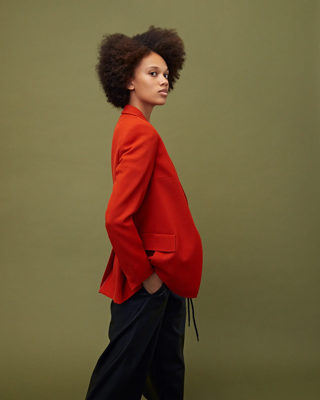 Frey Faux Leather Drawstring Pants 4 Frey Faux Leather Drawstring Pants - Image 2