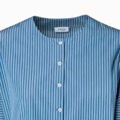 Striped Cotton Poplin Blouse -Deals Vog Shift Store 577221 scaled