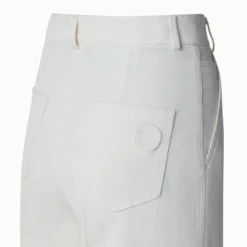 Chiara Pants In Striped Cotton Seersucker Stretch -Deals Vog Shift Store 577247