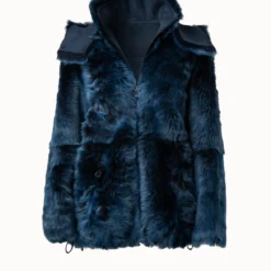 AKRIS Toscana Lamb Fur Parka -Deals Vog Shift Store 602173