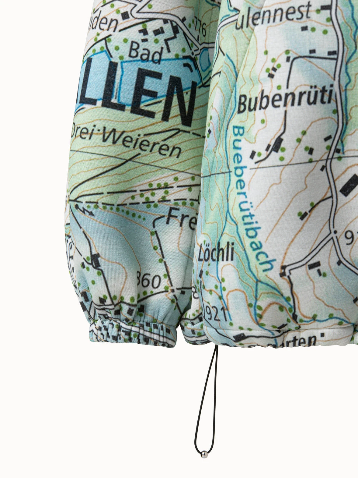 AKRIS Neoprene Parka St. Gallen Map Print 9 AKRIS Neoprene Parka St. Gallen Map Print - Image 7