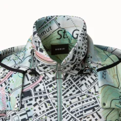 AKRIS Neoprene Parka St. Gallen Map Print 13 AKRIS Neoprene Parka St. Gallen Map Print -Deals Vog Shift Store 603004 scaled