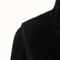 Cardigan Milano Knit With Curly Faux Fur Joke -Deals Vog Shift Store 603374