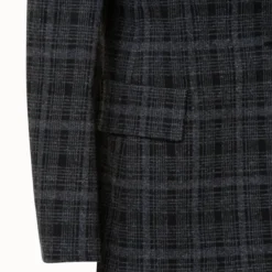 Boyfriend Blazer Tartan Check -Deals Vog Shift Store 603479