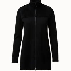 Cardigan Milano Knit With Curly Faux Fur Joke