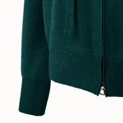 AKRIS Cropped Cashmere Piqué Hoodie Pullover -Deals Vog Shift Store 611355
