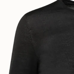 AKRIS Fine Gauge Cashmere Silk Pullover 9 AKRIS Fine Gauge Cashmere Silk Pullover -Deals Vog Shift Store 611387