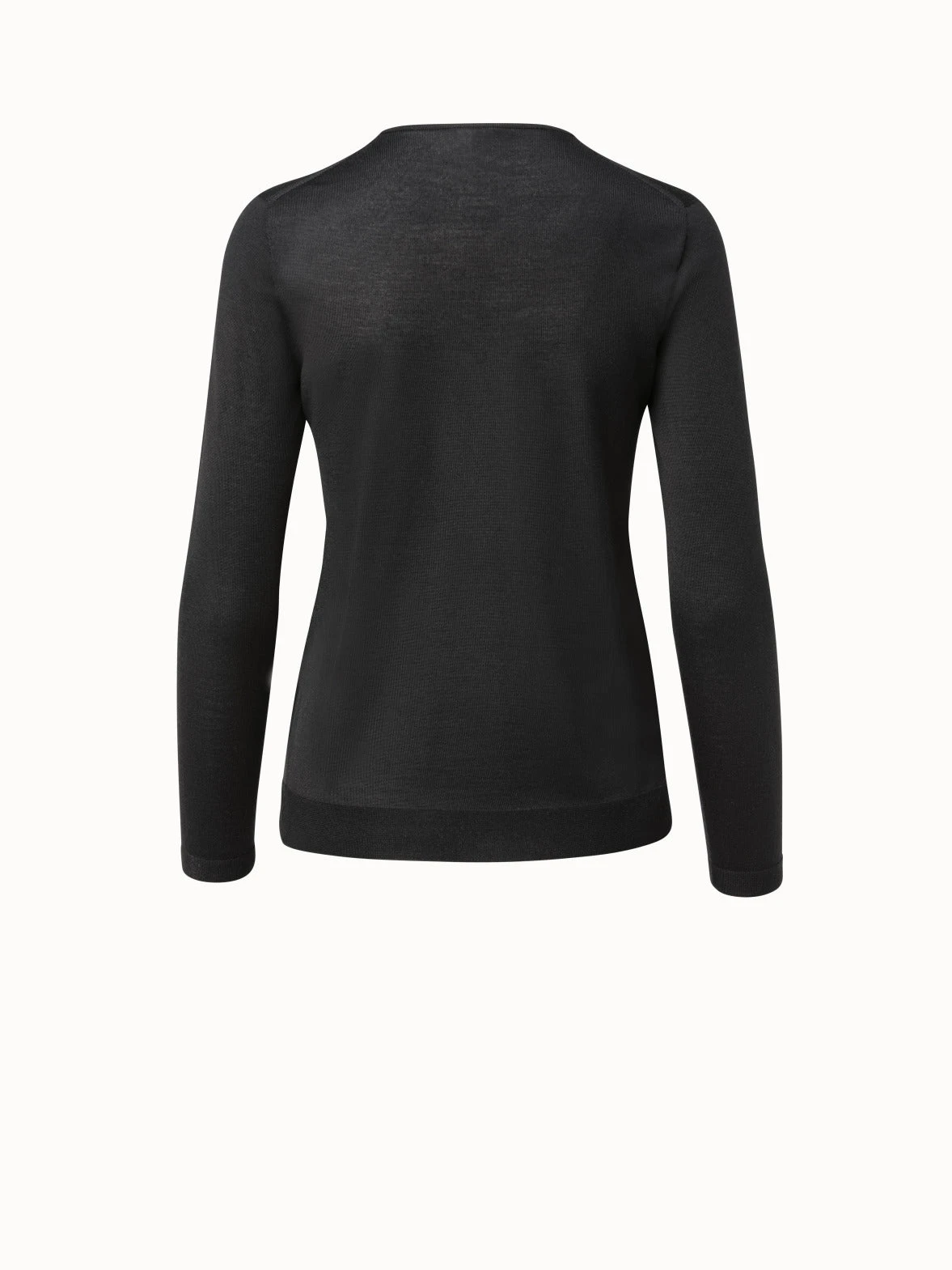 AKRIS Fine Gauge Cashmere Silk Pullover 3 AKRIS Fine Gauge Cashmere Silk Pullover - Image 2