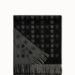 AKRIS Cashmere Trapezoid Print Scarf 8 AKRIS Cashmere Trapezoid Print Scarf -Deals Vog Shift Store 613341