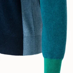 AKRIS Cashmere Cardigan Stitch Print 4 Knit Pullover -Deals Vog Shift Store 647721