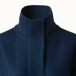 AKRIS Cashmere Jersery Suede Pocket Jacket -Deals Vog Shift Store 647875 scaled