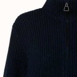 AKRIS Cashmere Cotton Sequins Zip Cardigan -Deals Vog Shift Store 647942