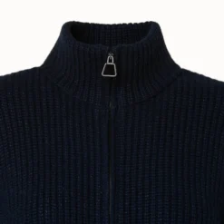 AKRIS Cashmere Cotton Sequins Zip Cardigan -Deals Vog Shift Store 647943 scaled