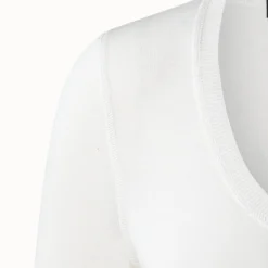 AKRIS Cashmere Silk Fitted Scoop Neck Pullover -Deals Vog Shift Store 648175