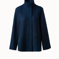 AKRIS Cashmere Jersery Suede Pocket Jacket -Deals Vog Shift Store 649013