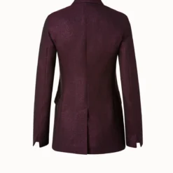 AKRIS Double Breasted Jacket In Wool Lurex -Deals Vog Shift Store 649054