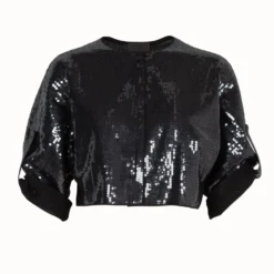 AKRIS Short Sequin Jacket With Silk Lining -Deals Vog Shift Store 6524 03 007429 099 b3f8acd2 3181 4fb1 877b e1390266cf98