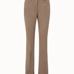 Cotton Stretch Satin Bootcut Pants