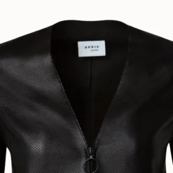 Pin Dot Leather Jacket -Deals Vog Shift Store 668035 scaled