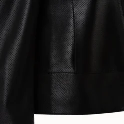 Pin Dot Leather Jacket -Deals Vog Shift Store 668037