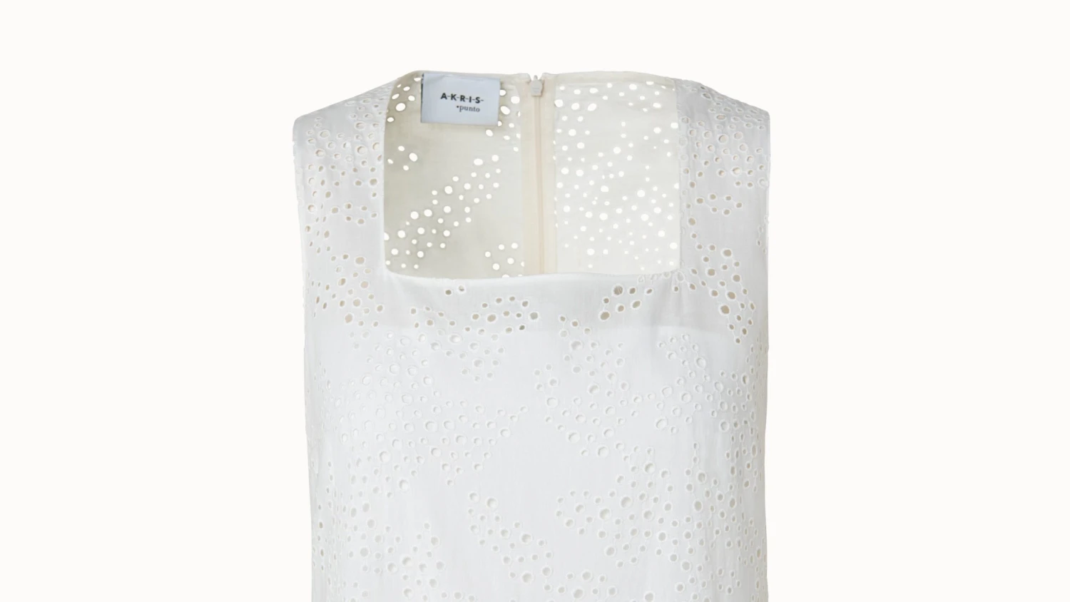 Midi Dress In Tropical Leaves Eyelet Cotton Embroidery 5 Midi Dress In Tropical Leaves Eyelet Cotton Embroidery - Image 3