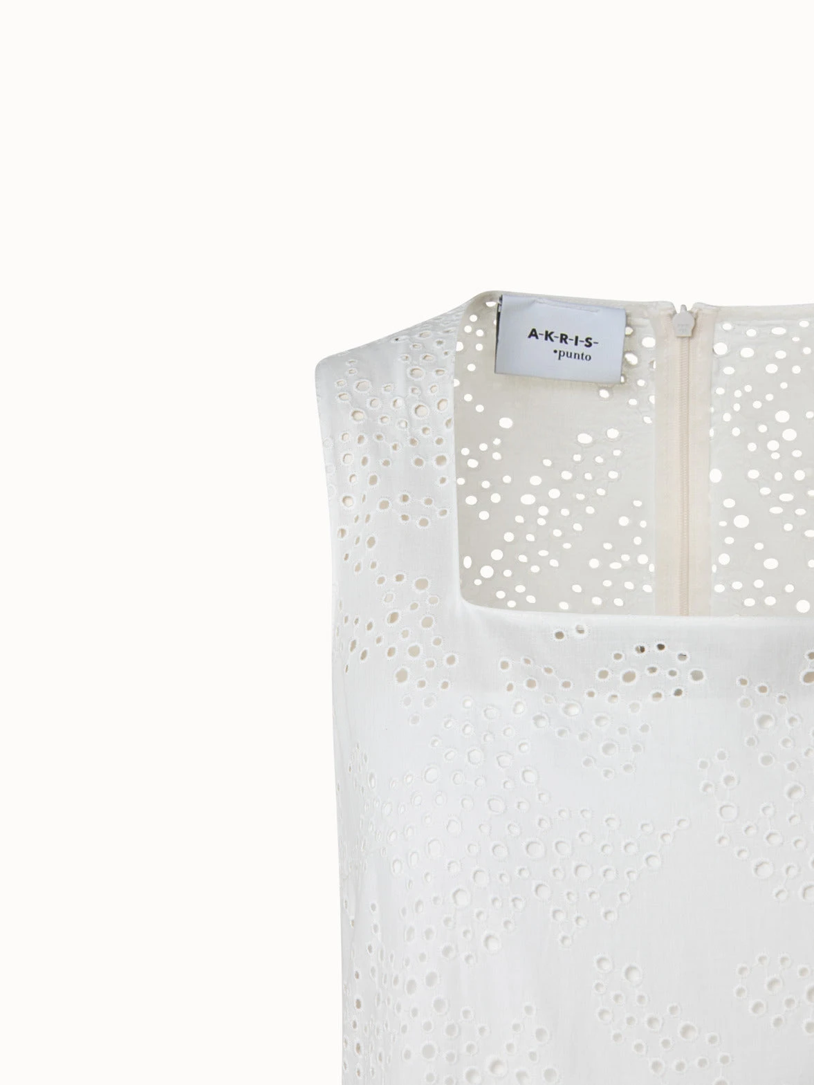 Midi Dress In Tropical Leaves Eyelet Cotton Embroidery 6 Midi Dress In Tropical Leaves Eyelet Cotton Embroidery - Image 4